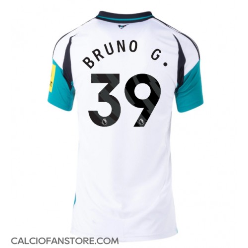Maglia Calcio Newcastle United Bruno Guimaraes #39 Seconda Divisa Donna 2024-25 Manica Corta